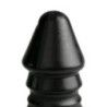 Dildo Anale XL con rilievi 26 cm All Black Dildo Anale XL con rilievi 26 cm All Black