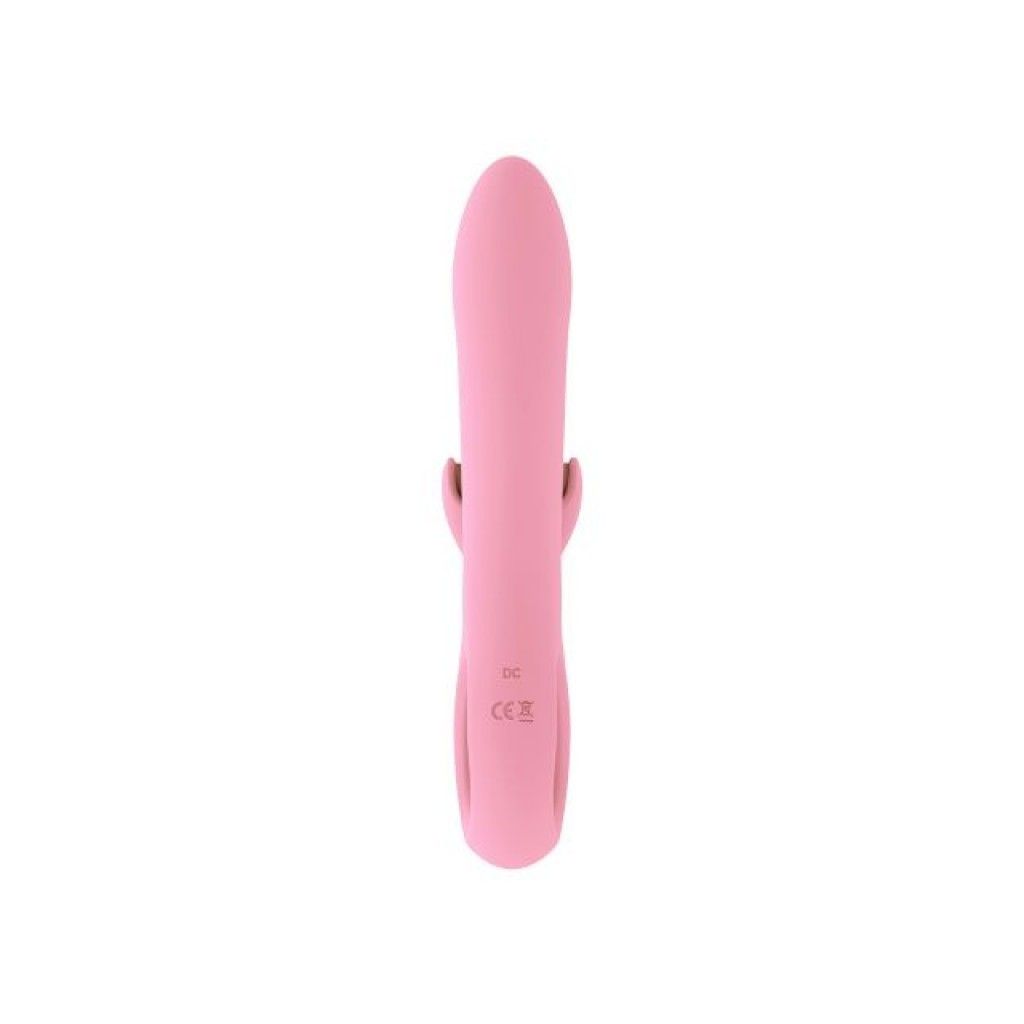 Vibratore rabbit con lingue stimolanti 21 cm