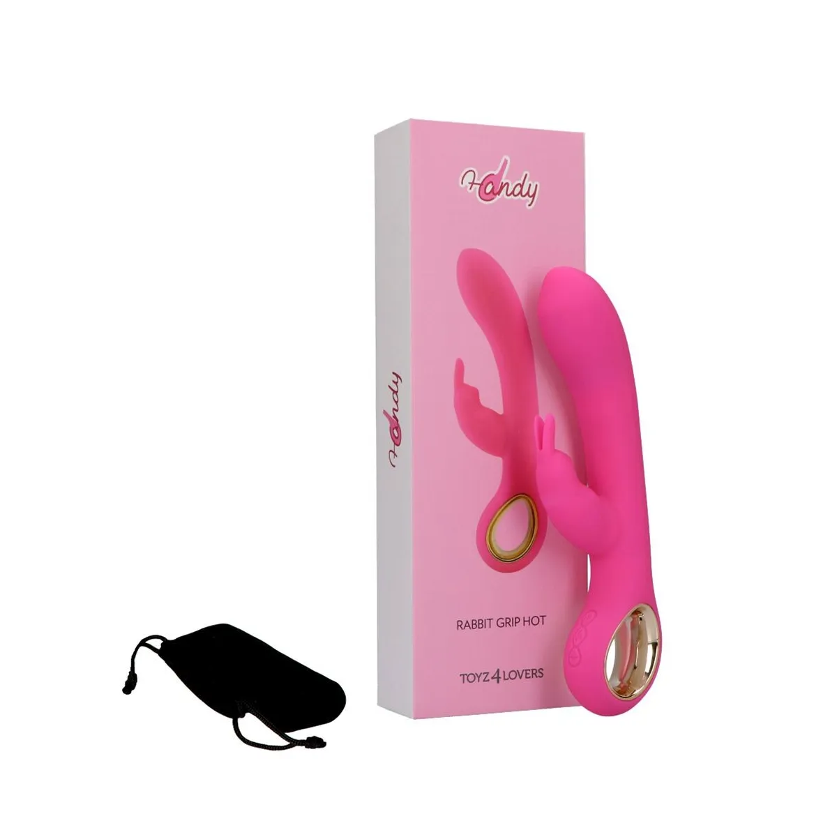 Vibratore rabbit scaldante presa anello 19 cm