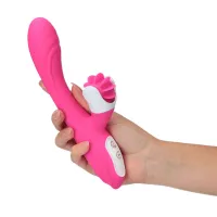 Vibratore Rabbit con linguette rotanti 22 cm