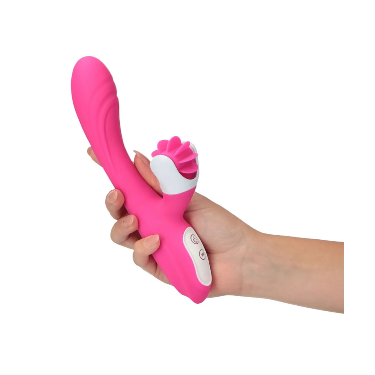 Vibratore Rabbit lingue stimolanti elys 22 cm