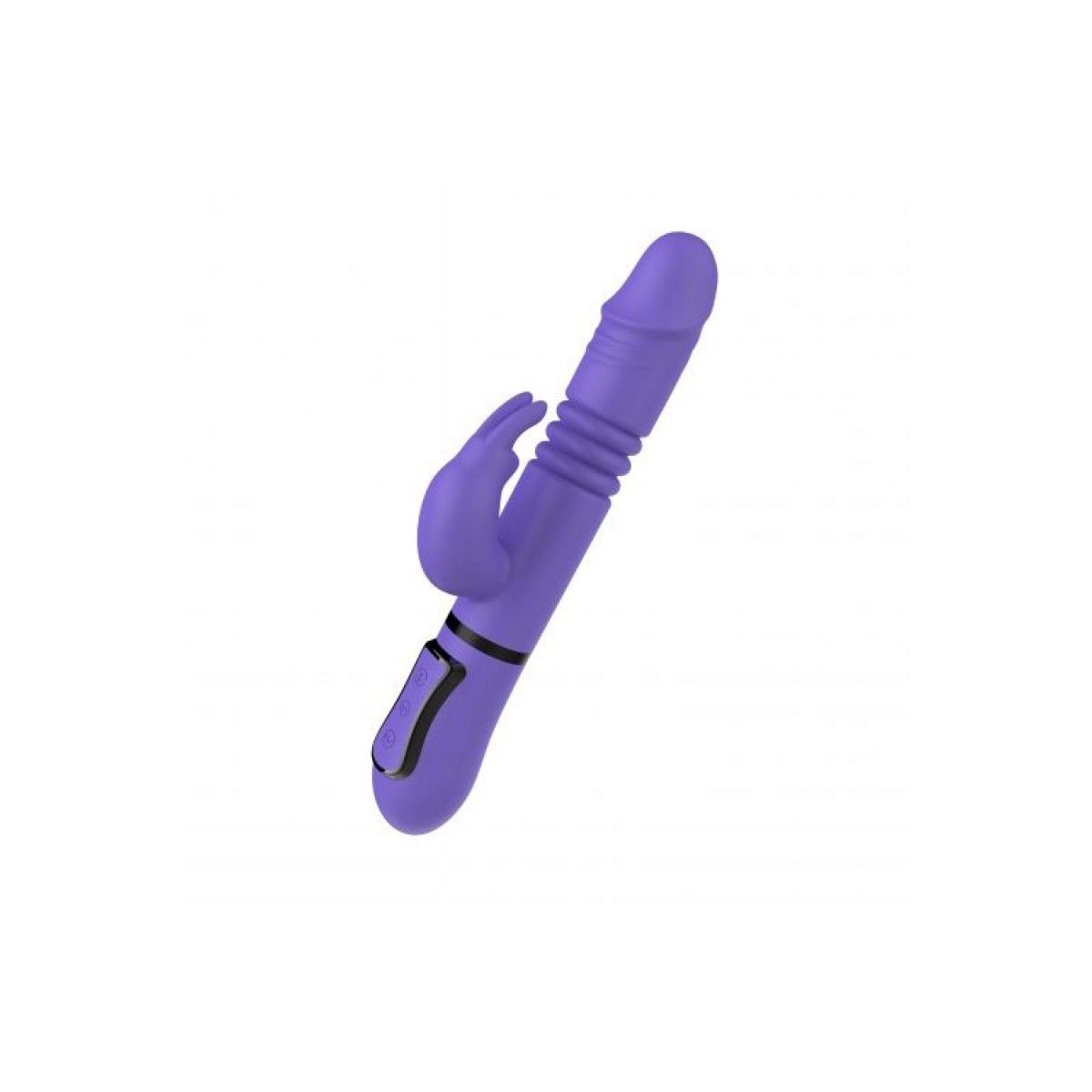 Vibratore Rabbit a spinta e roteante 25,5 cm