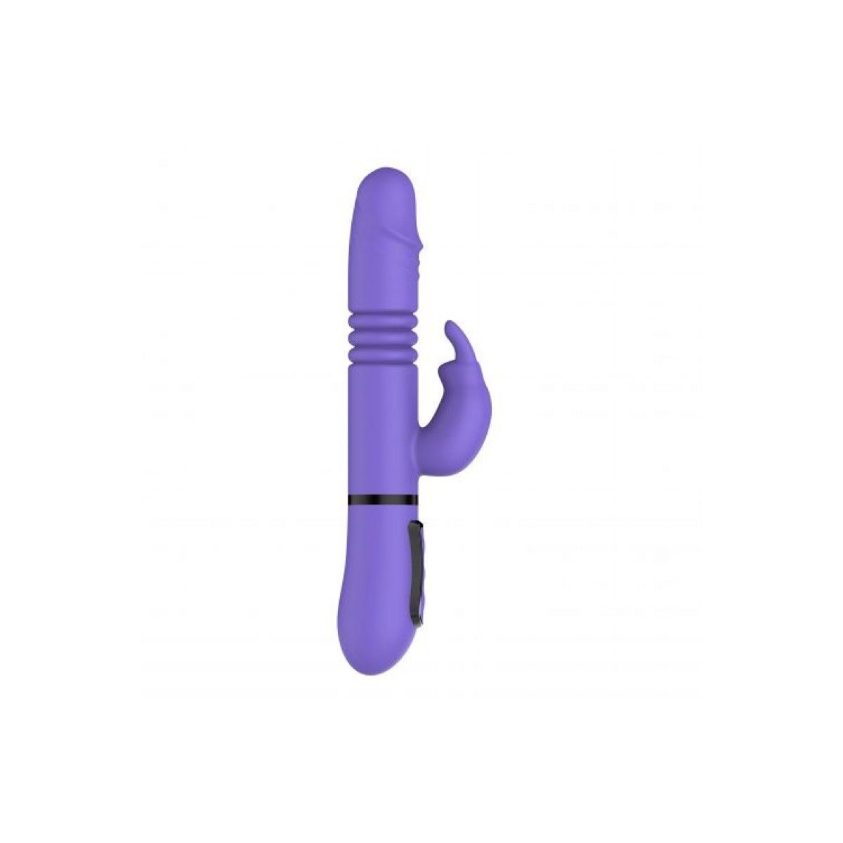 Vibratore Rabbit a spinta e roteante 25,5 cm