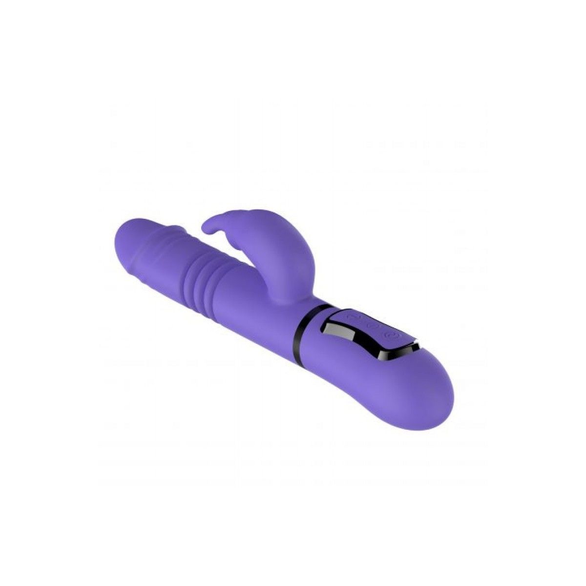 Vibratore Rabbit a spinta e roteante 25,5 cm