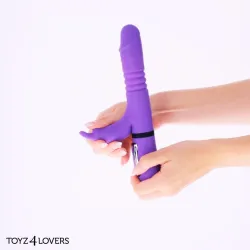 Vibratore Rabbit a spinta e roteante 25,5 cm