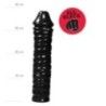 Dildo XXL realistico 38 cm nero All Black Dildo XXL realistico 38 cm nero All Black