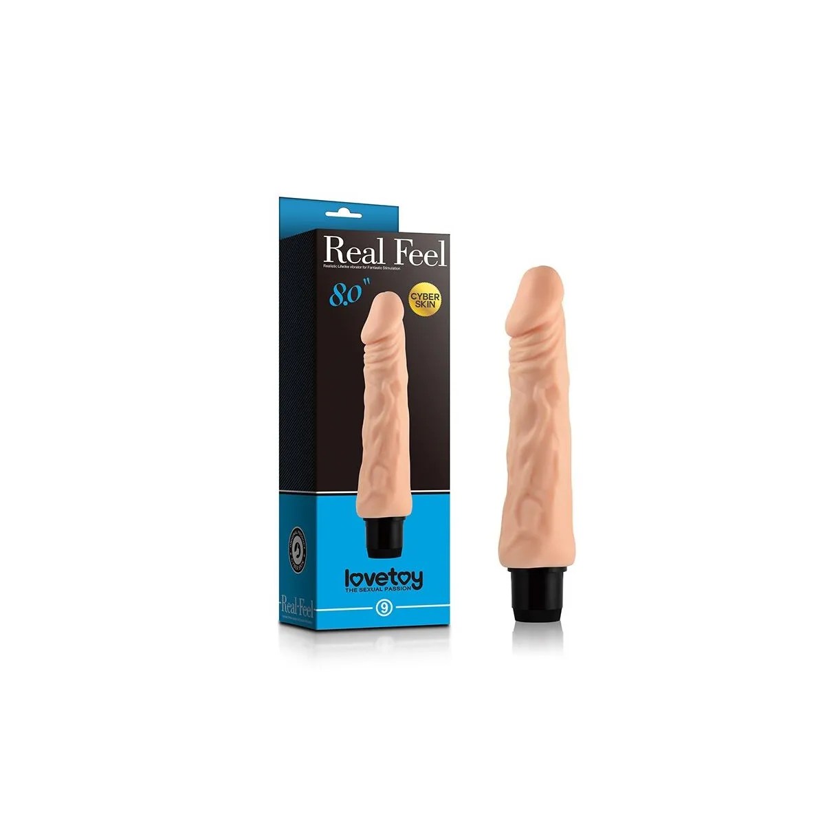 Vibratore Realistico Cyber Skin Kyle 20 cm