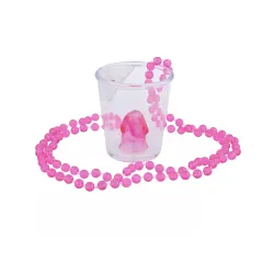 Collana con bicchierino da shot e pene