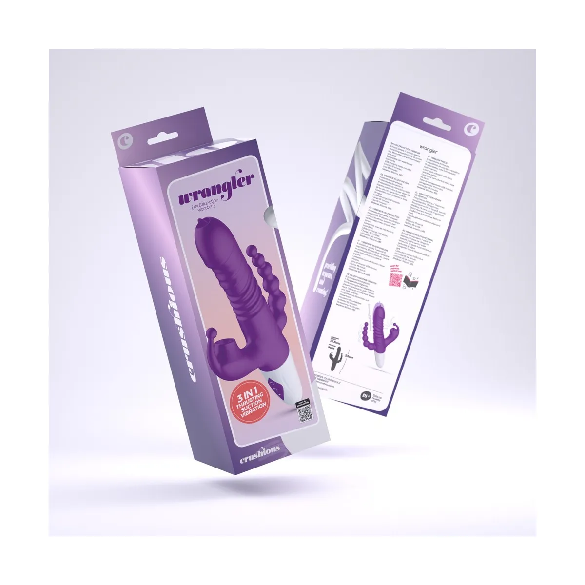 Vibratore rabbit tripla stimolazione e spinta