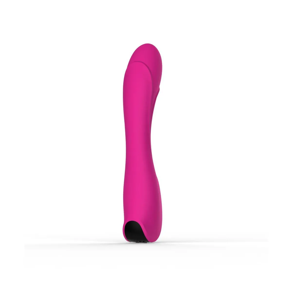 Vibratore punto G silicone 18,5 cm fucsia