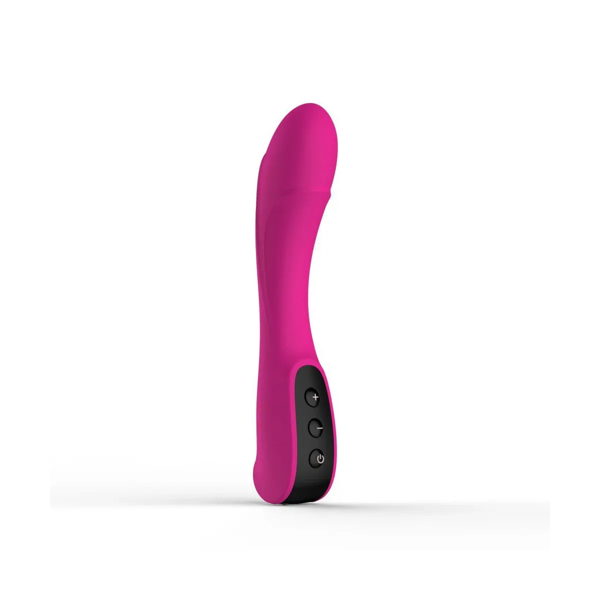 Vibratore punto G silicone 18,5 cm fucsia