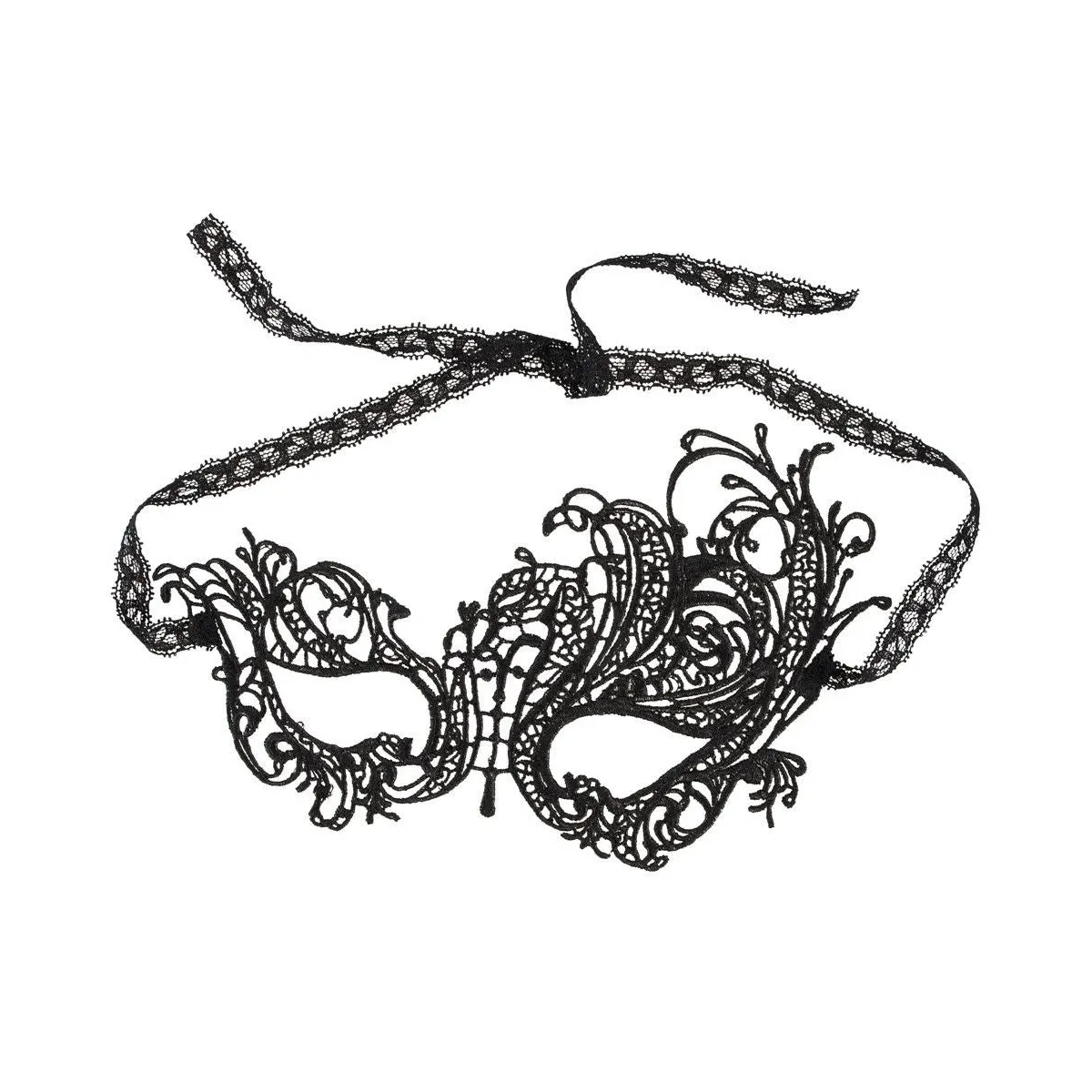 Maschera sexy pizzo Gothic Charm nera