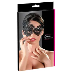 Maschera sexy pizzo Gothic Charm nera