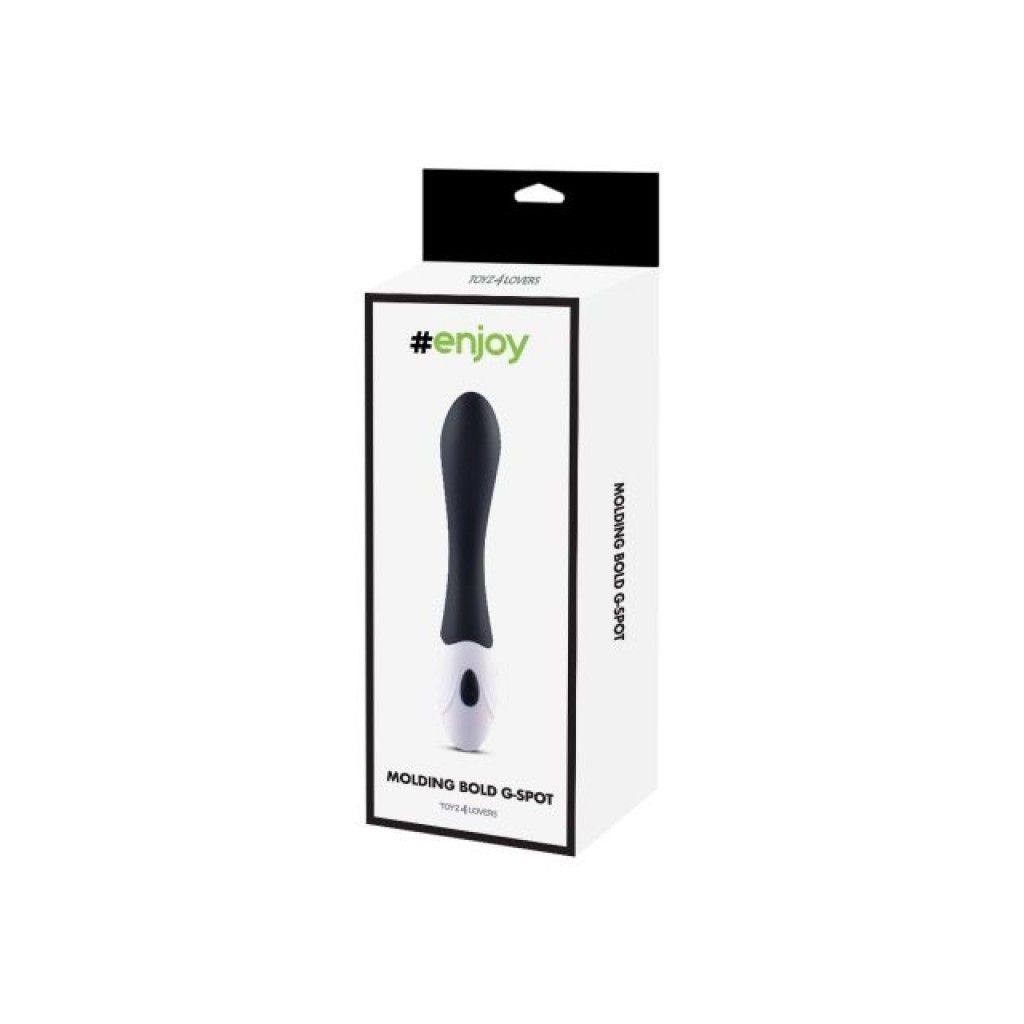 Vibratore per punto G enjoy nero 20 cm