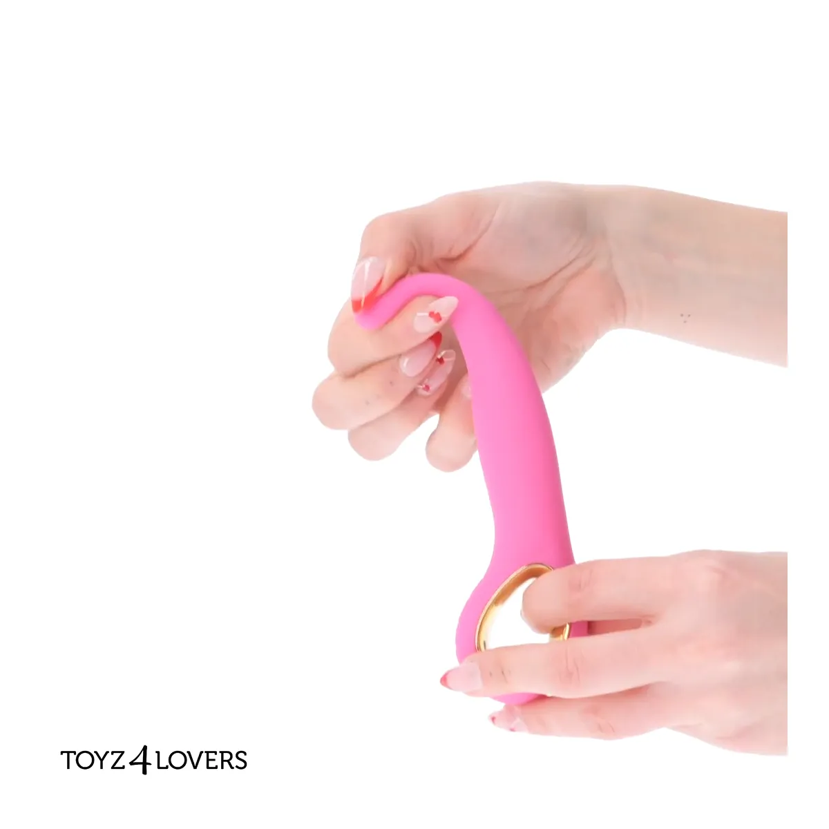 Vibratore Anale slim fucsia 18 cm