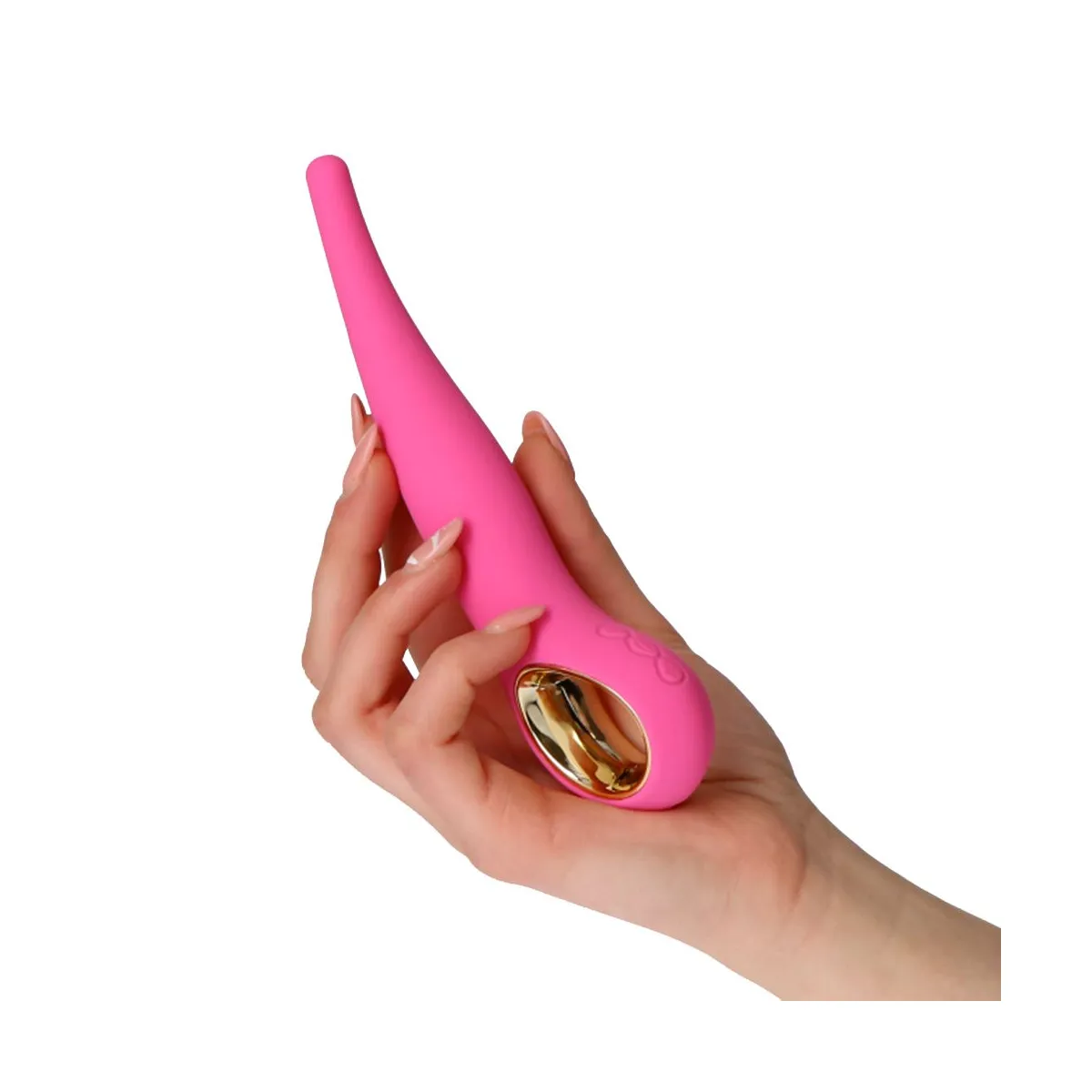 Vibratore Anale slim fucsia 18 cm