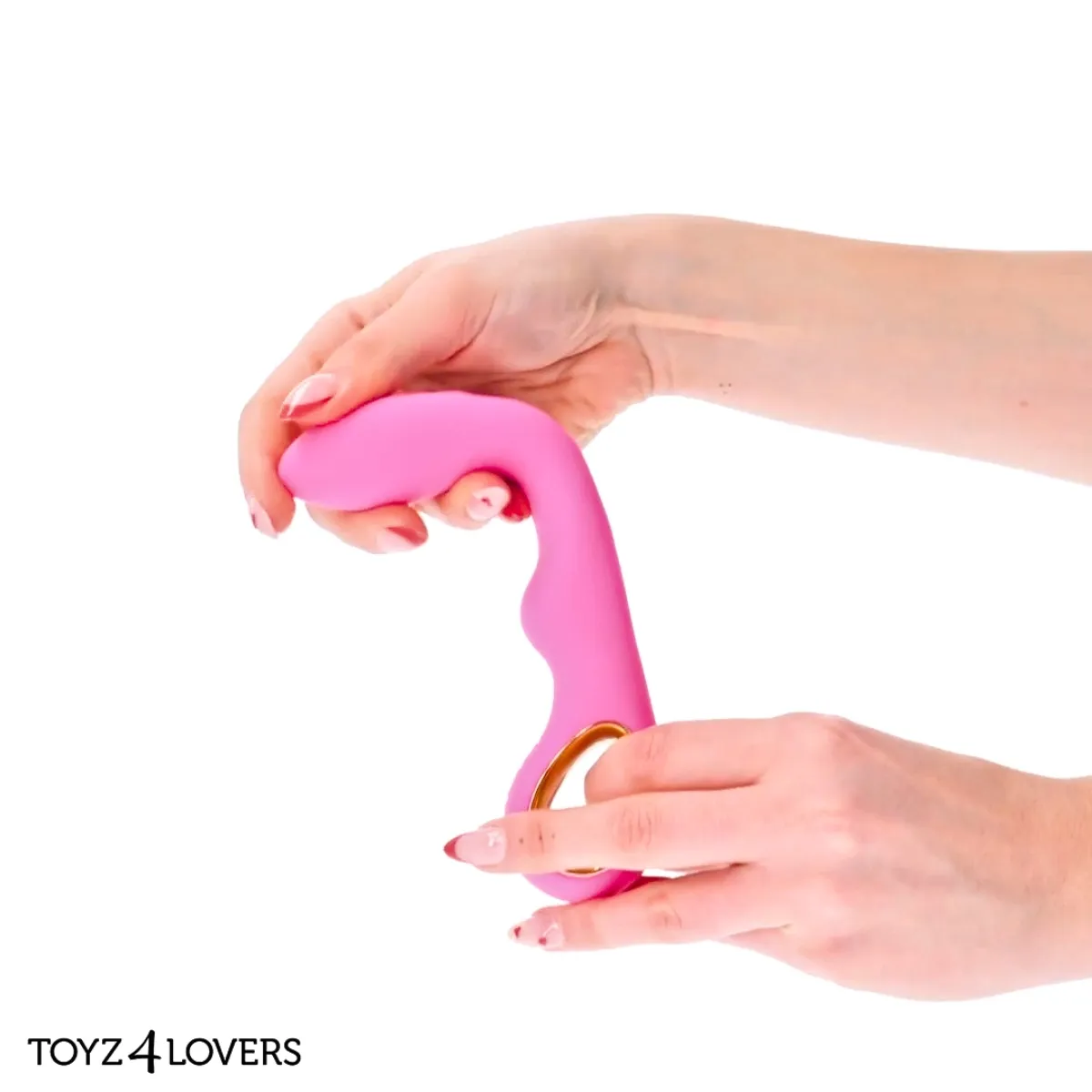 Vibratore Punto G impugnatura anello 18,5 cm