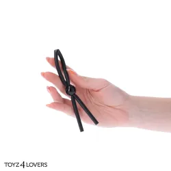 Anello fallico regolabile in silicone nero