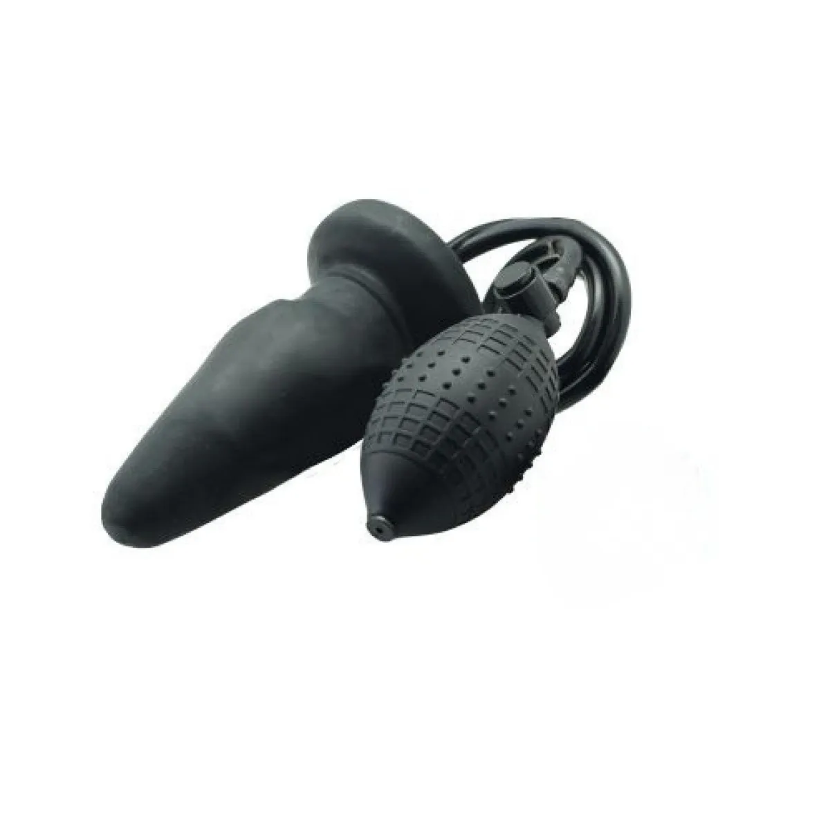 Plug anale gonfiabile manuale Large Ø 5 cm