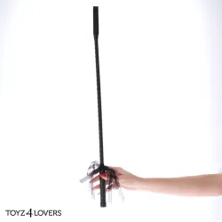 Frustino bdsm con nastro nero 70 cm