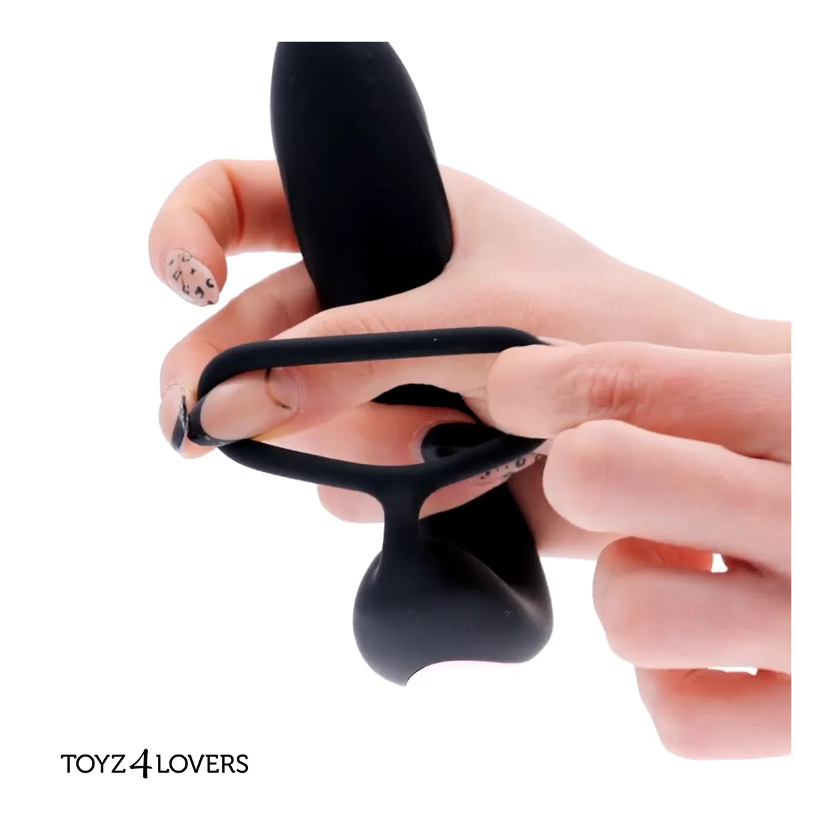 Vibratore prostatico con anello e telecomando