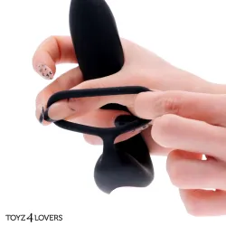 Vibratore prostatico con anello e telecomando