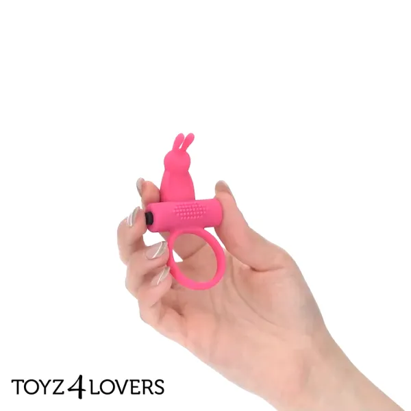 Anello fallico vibrante rabbit fucsia