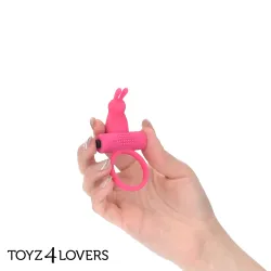 Anello fallico vibrante rabbit fucsia