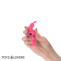 Anello fallico vibrante rabbit fucsia
