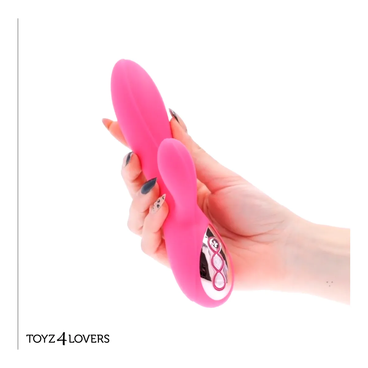 Vibratore rabbit whale fucsia 18,5 cm
