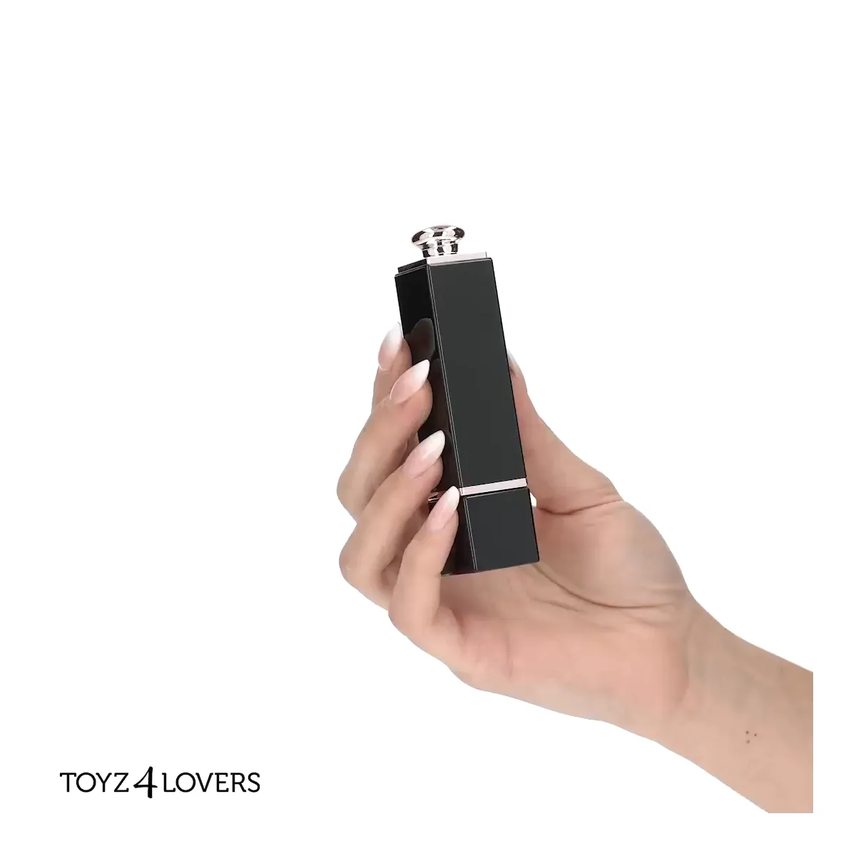 Vibratore mini rossetto rosa 10 cm