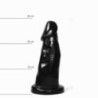 Dildo XXL realistico 27 cm All Black Dildo XXL realistico 27 cm All Black