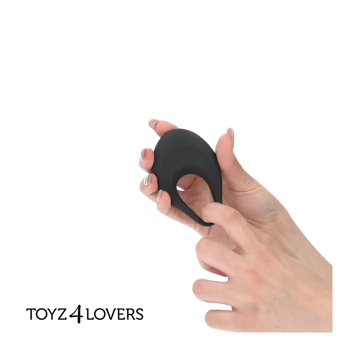 Anello pene vibrante e stimolante nero