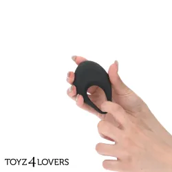 Anello pene vibrante e stimolante nero