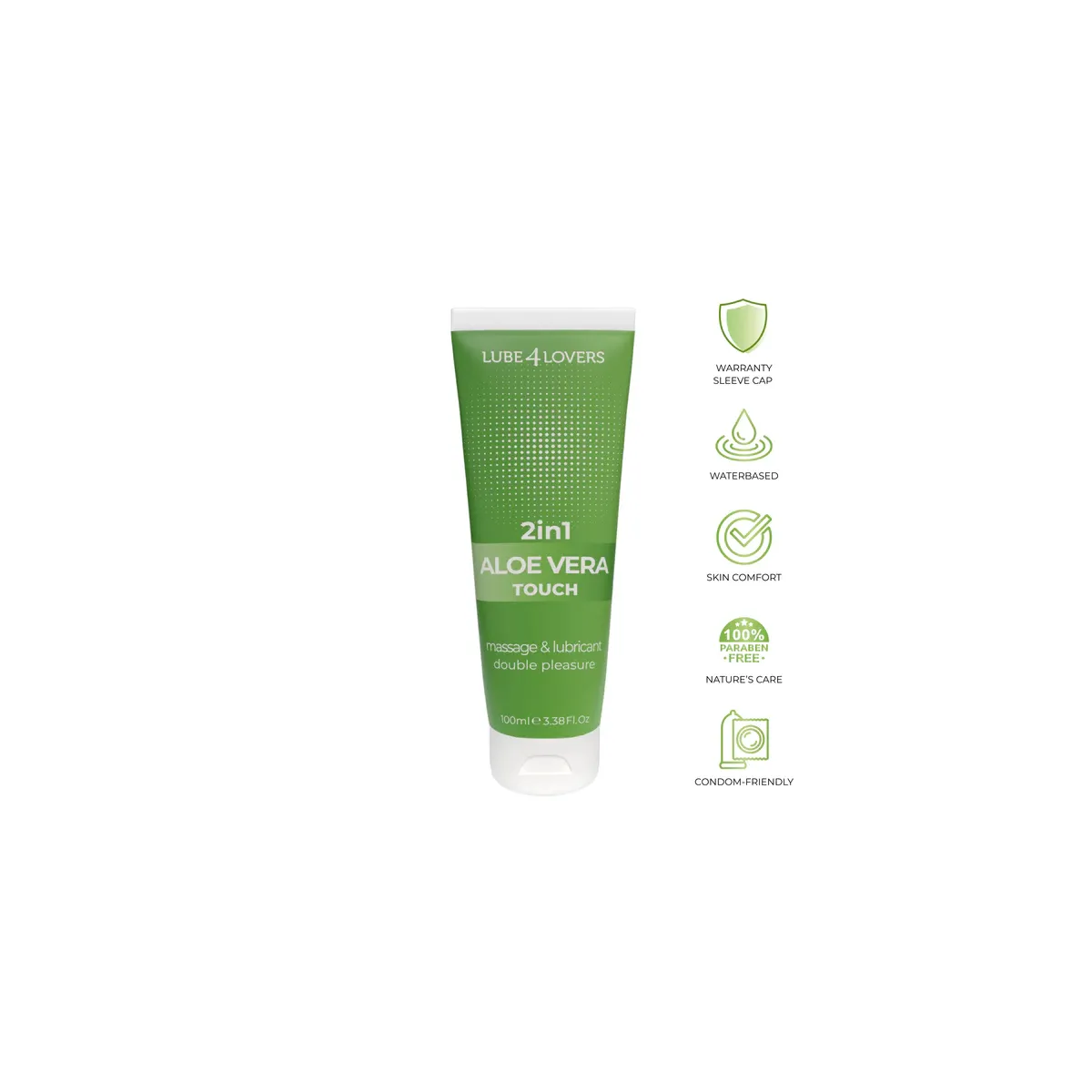 Lubrificante 2 in 1 aloe vera touch gel 100ml