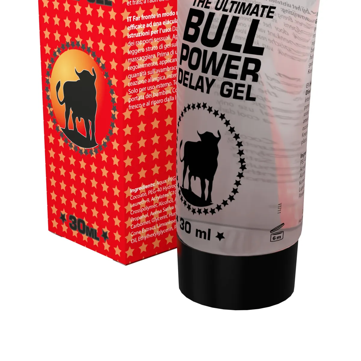 Gel Ritardante uomo Bull Power Delay 30 ml