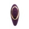 Vibratore con succhia clitoride 2 in 1 viola