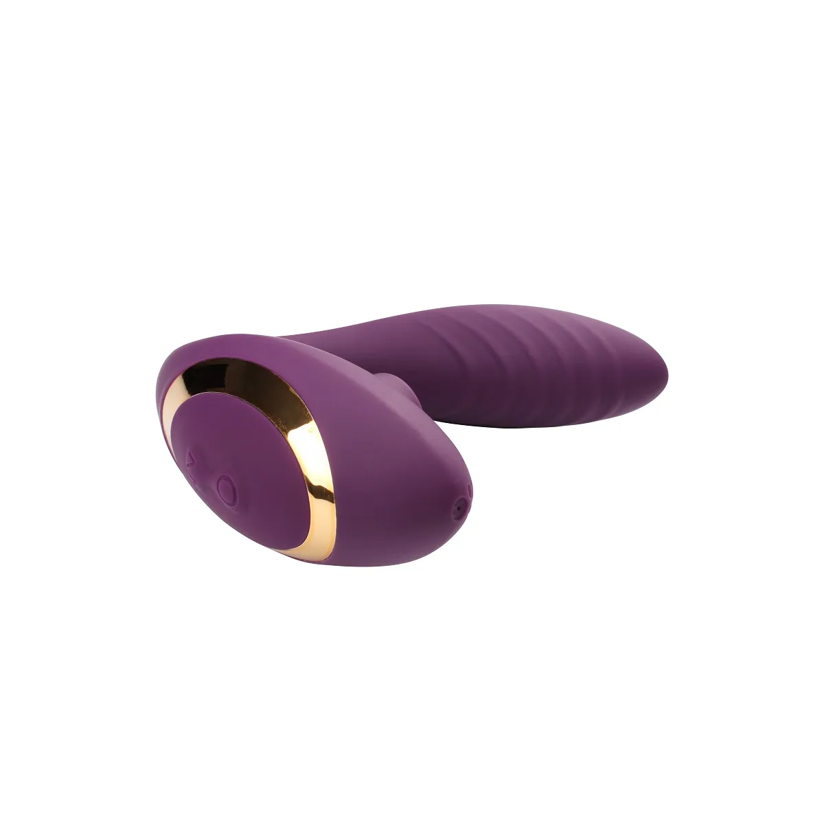 Vibratore con succhia clitoride 2 in 1 viola