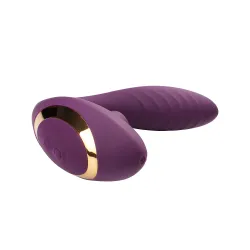 Vibratore con succhia clitoride 2 in 1 viola