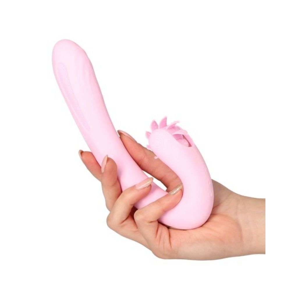 Vibratore vaginale + lingue per clitoride