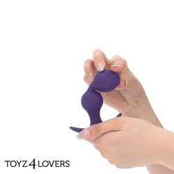 Plug anale a sfere silicone touch 11,8 cm