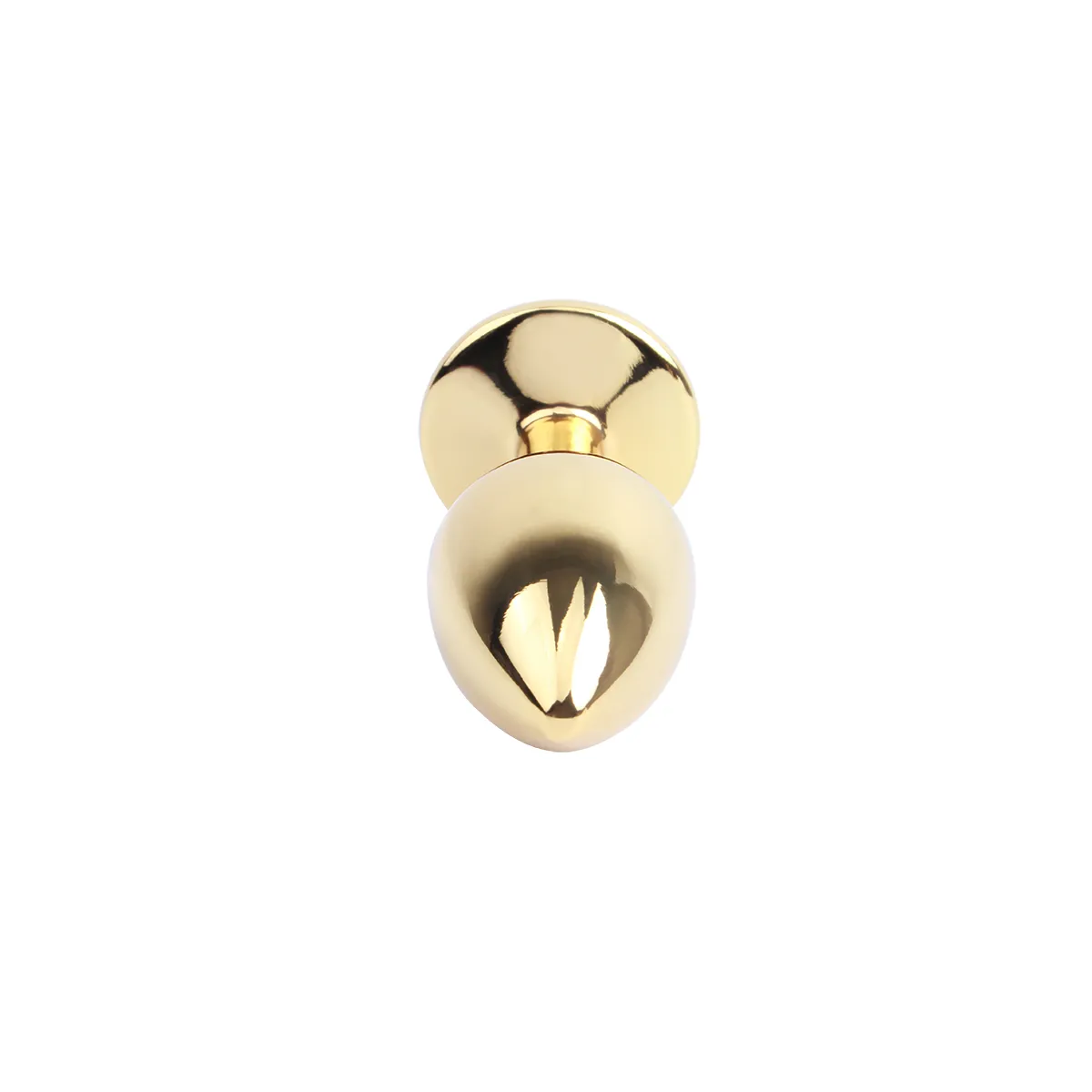 Plug anale oro gemma blu 7 cm