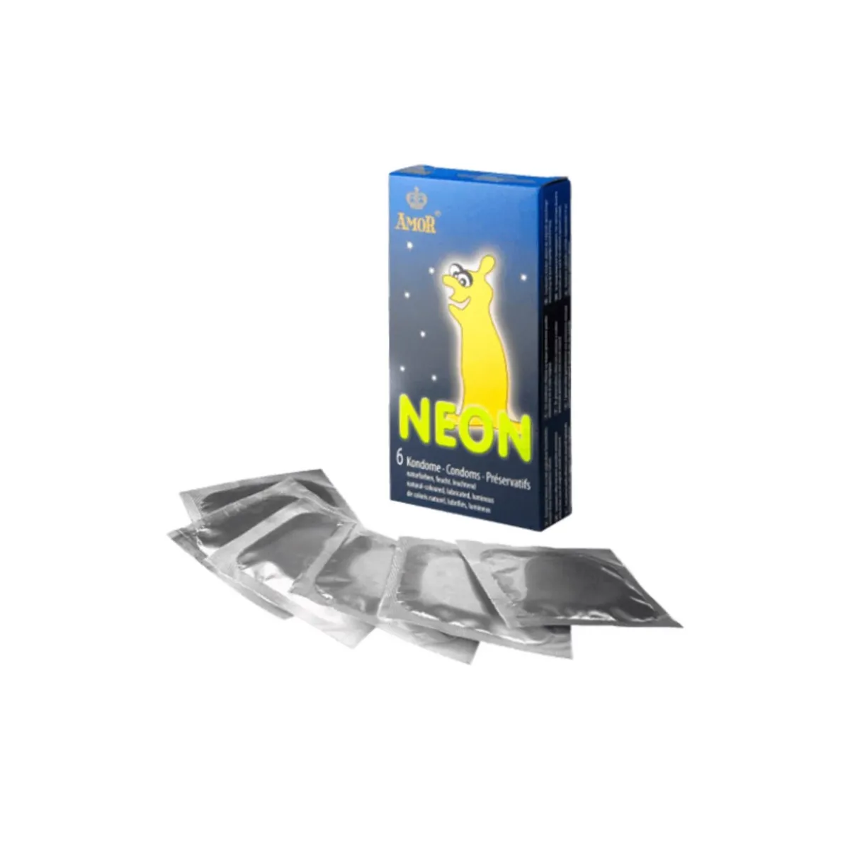 Profilattici fluorescenti Neon 6 pz