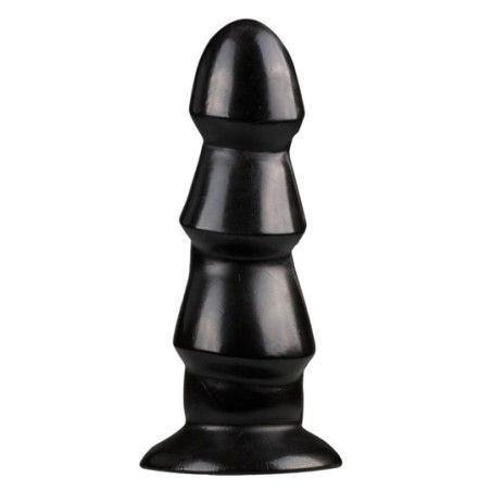 Butt Plug XL a 3 strati stimolanti All Black