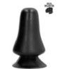 Plug anale con ventosa 12 cm All Black Plug anale con ventosa 12 cm All Black