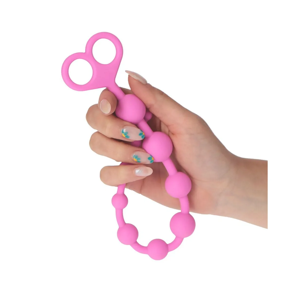 Catena di palline anale graduate in silicone