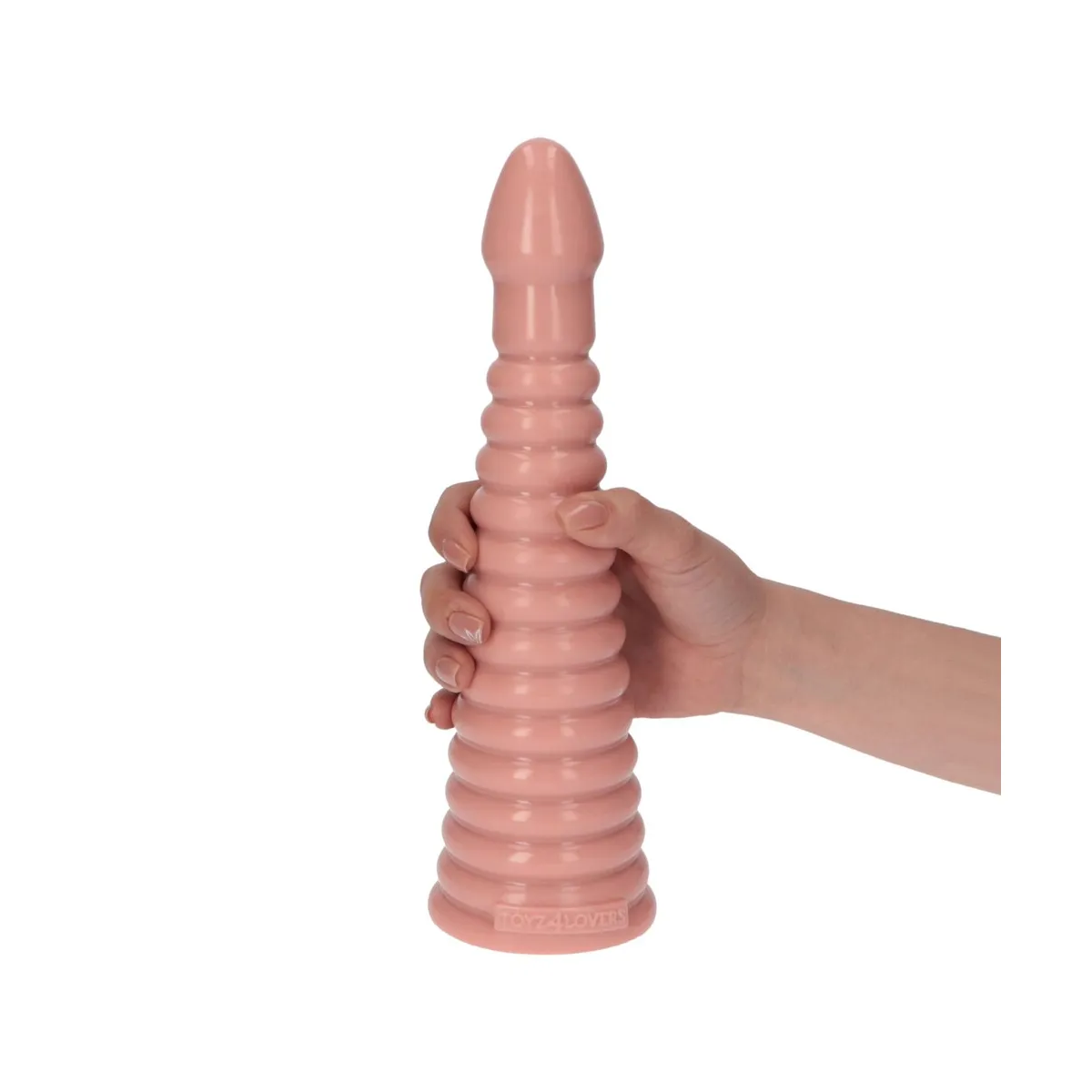 Plug anale Maxi cono con rilievi 26,5 cm