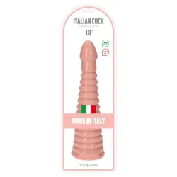 Plug anale Maxi cono con rilievi 26,5 cm