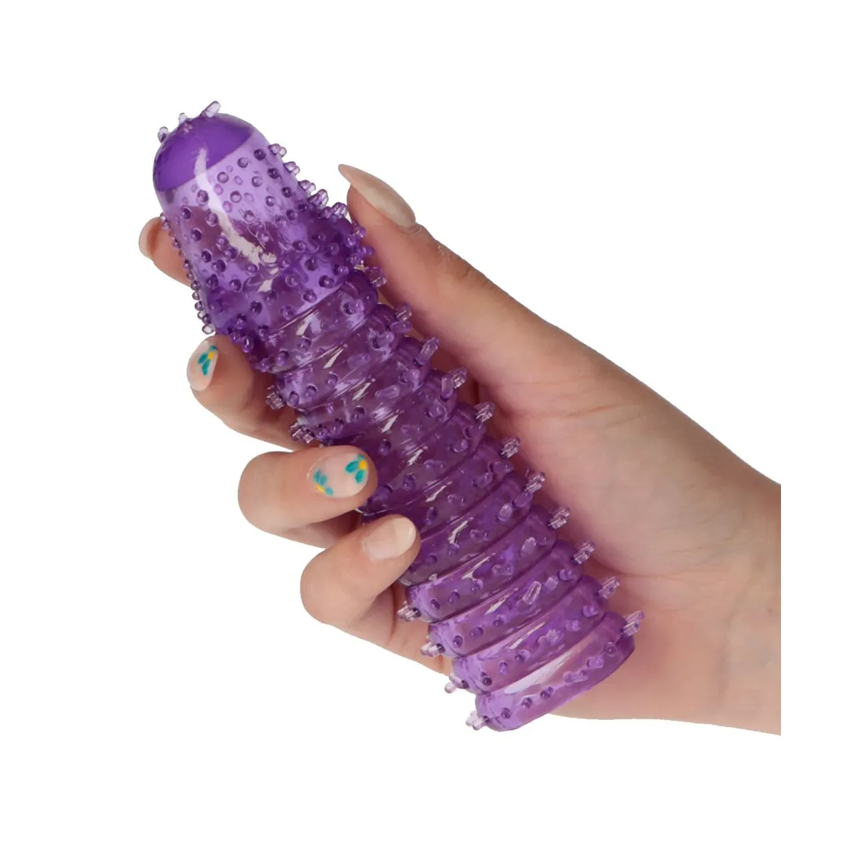 Guaina prolunga pene con rilievi stimolanti