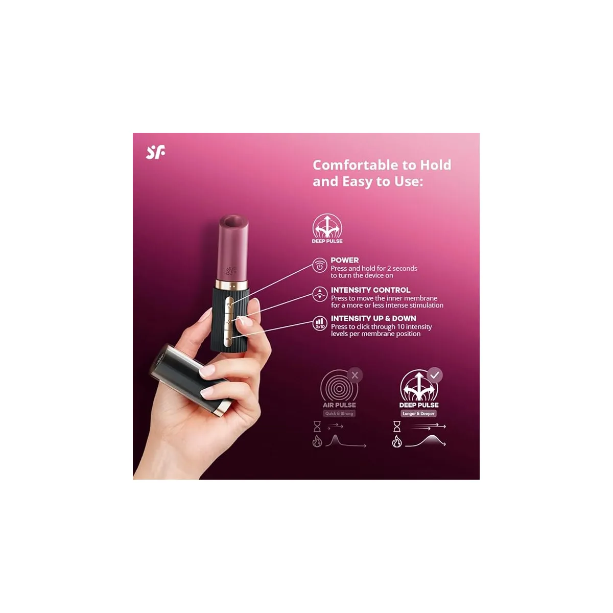 Succhia Clitoride a rossetto Satisfyer